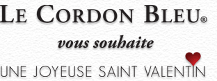 happy valentine's day from Le Cordon Bleu