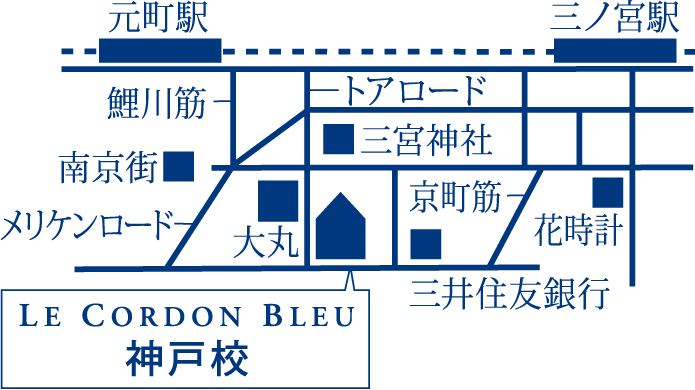 ル・コルドン・ブルー神戸 - ル・コルドン・ブルー神戸校スクール・フェスティバル「森の散歩 Une Ballade dans les Bois」 Map