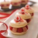 ル・コルドン・ブルー サブリナ・レッスン 菓子 紅茶とフランボワーズのマカロナード
