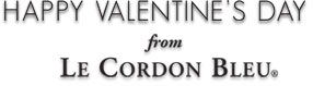 Happy valentine's day from Le Cordon Bleu