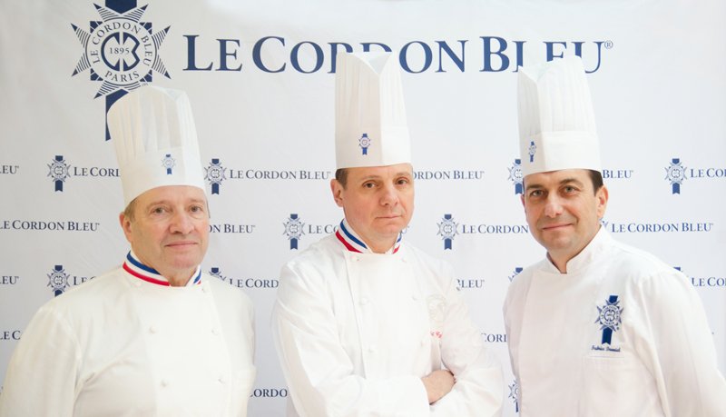 New head Chefs at Le Cordon Bleu Paris - Chefs Briffard, Groult and Danniel