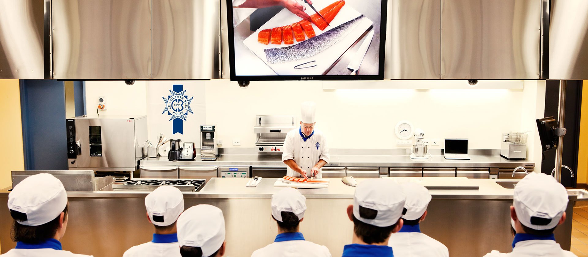 Le Cordon Bleu Australia demonstration kitchen