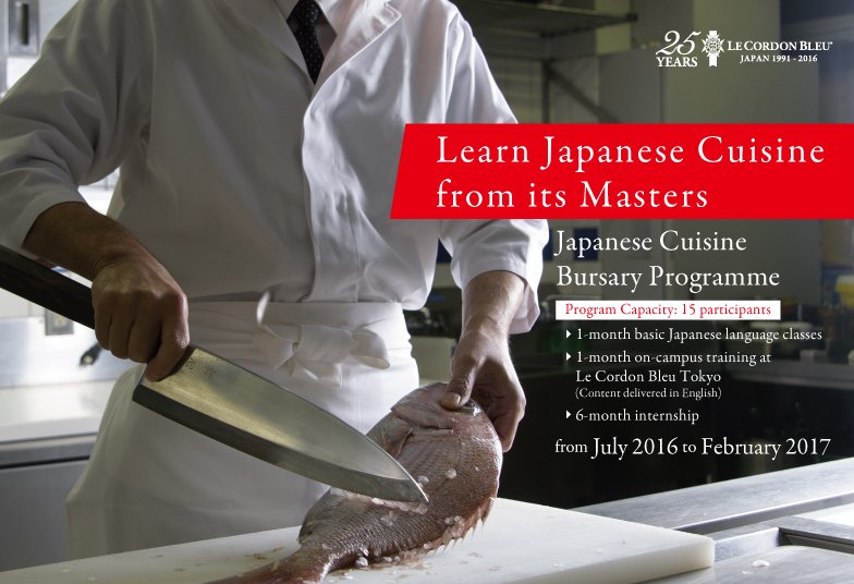 Japanese Cuisine Bursary Programme