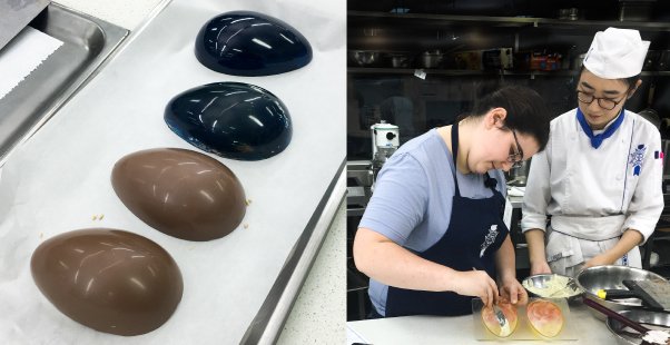 inside look at easter chocolate workshop