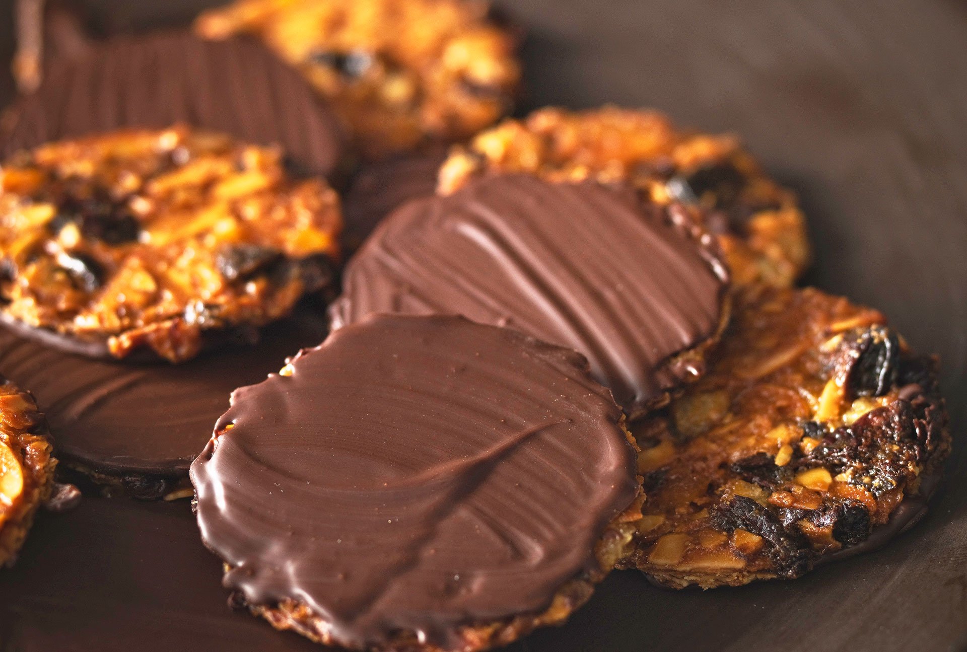 Chocolate florentines