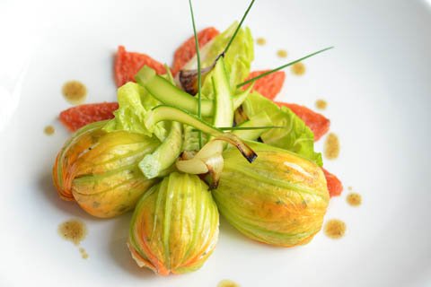 fleurs de courgettes farcies