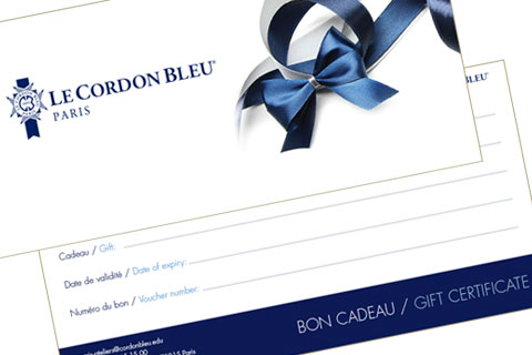 gift certificate Le Cordon Bleu Paris