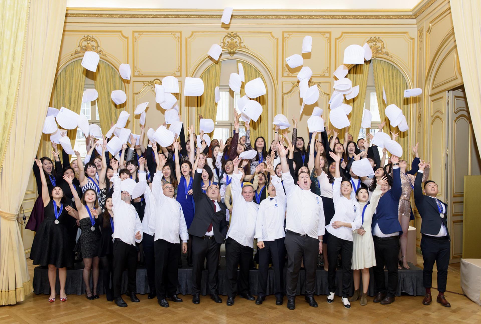 culinary arts graduation ceremony Le Cordon Bleu Paris