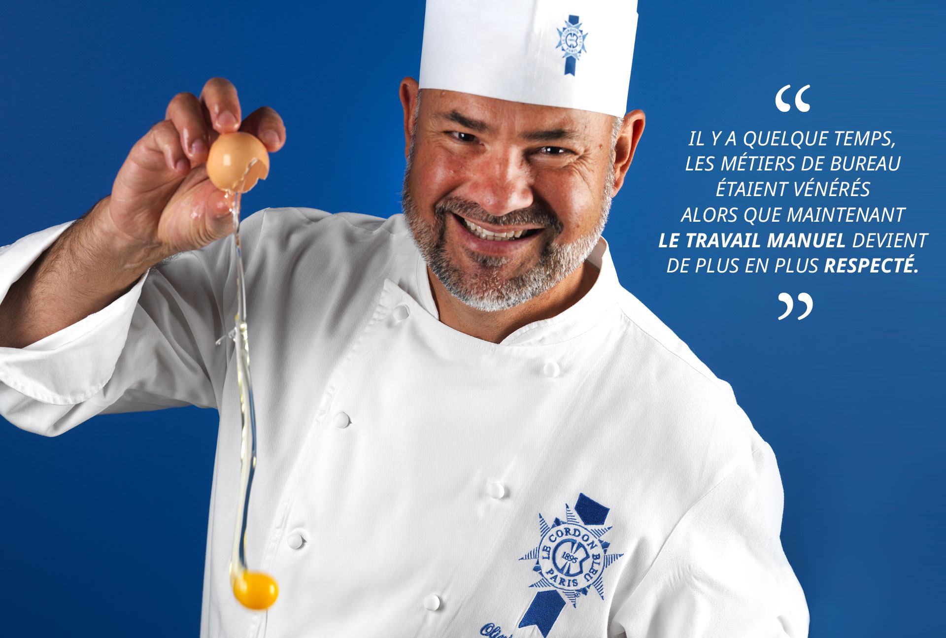 Chef pâtissier Olivier Mahut