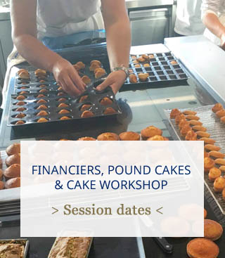 financiers, pound cakes and cakes workshop