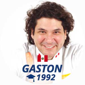 Gaston Acurio diplome cuisine 1992