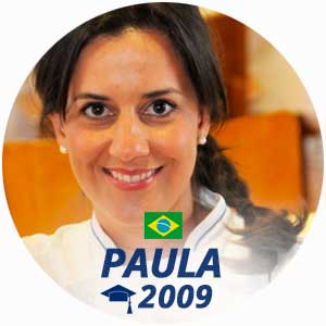 Paula Passos diplome cuisine 2009