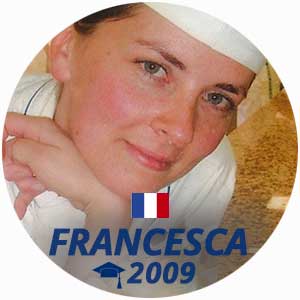 Francesca Fiorentini pastry diploma 2009