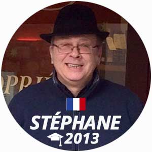 Stéphane Lecenes wine and management diploma graduate 2013