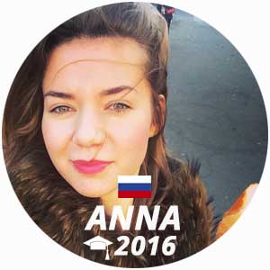 Anna Romanova diplôme de management en restauration 2016