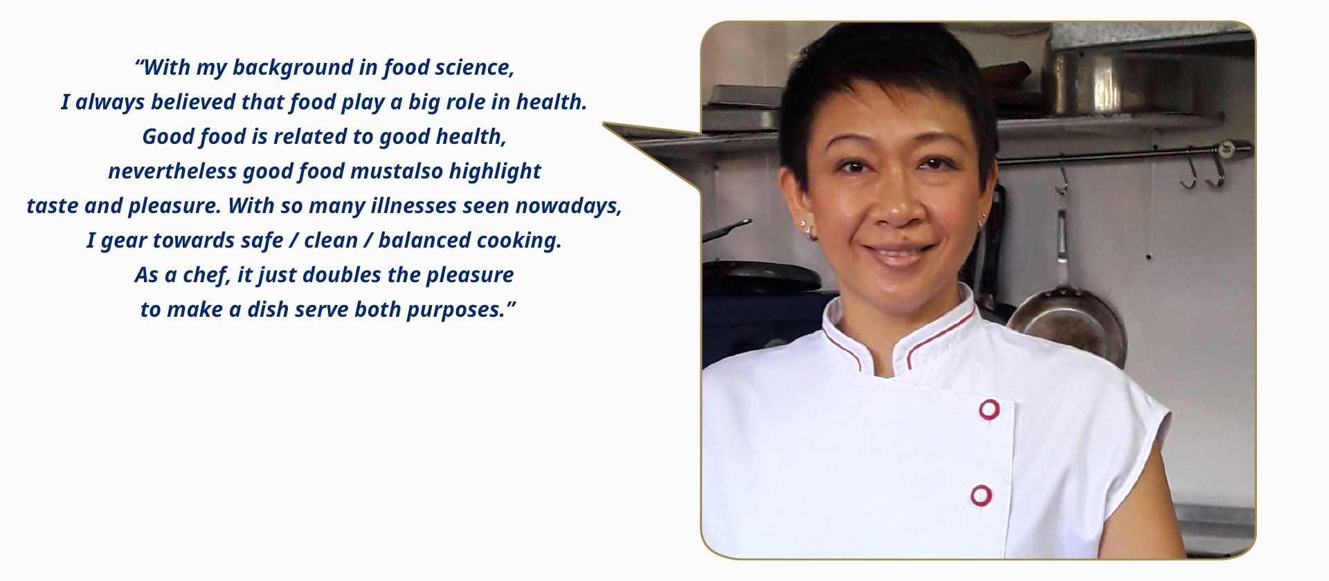 Montana Pawittranon (Thailand), chef, consultant and entrepreneur