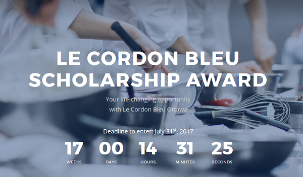 Le Cordon Bleu Ottawa Scholarship