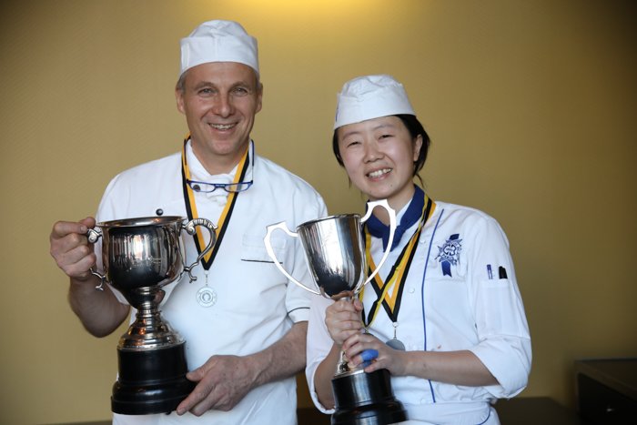 Lingie Tu & Chef of the Capital and Le Cordon Bleu New Zealand Chef Lecturer Francis Motta