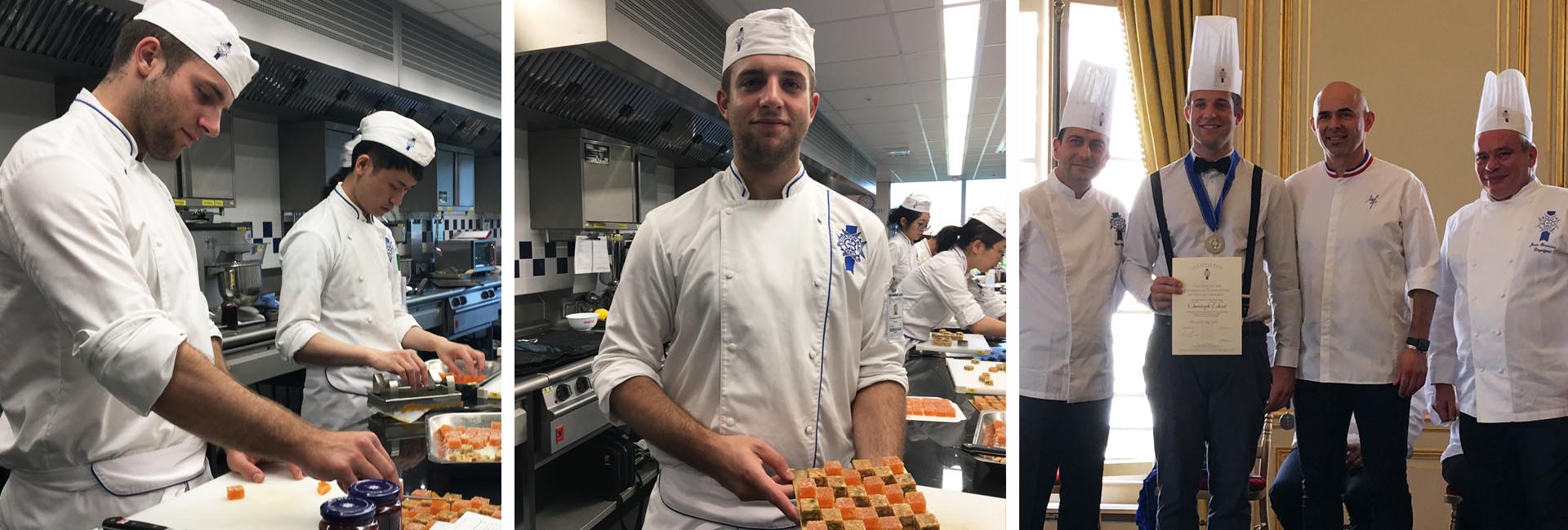 Christoph Eckert étudiant pâtisserie Le Cordon Bleu Paris