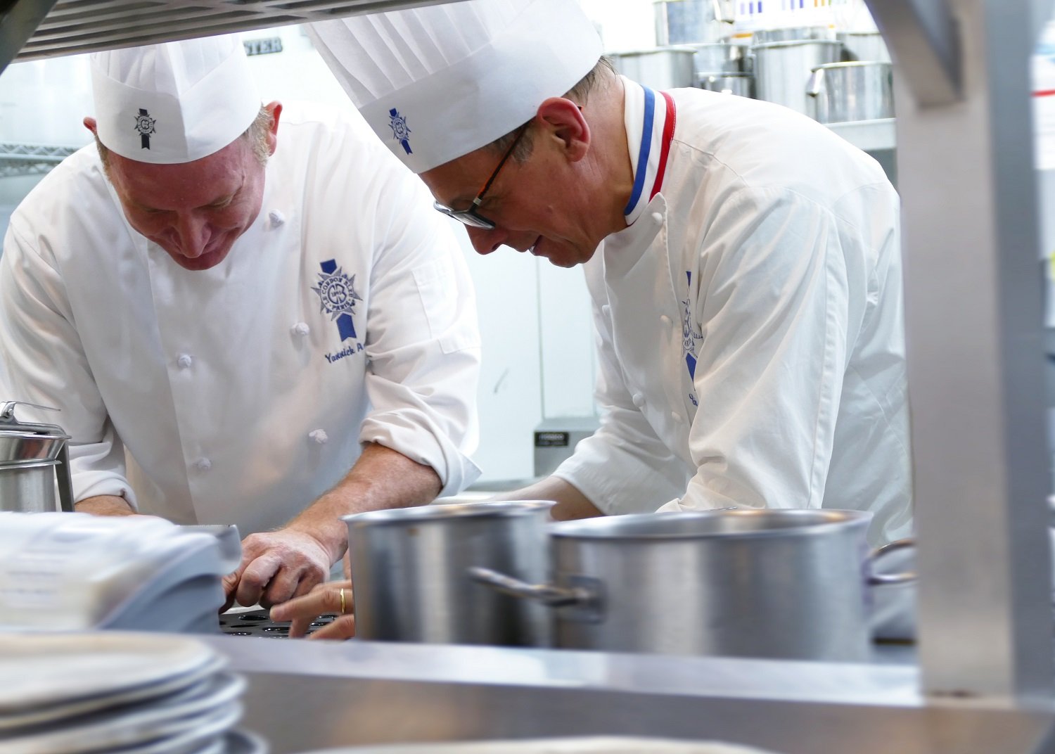 Chef Eric Briffard and Chef Yannick Anton