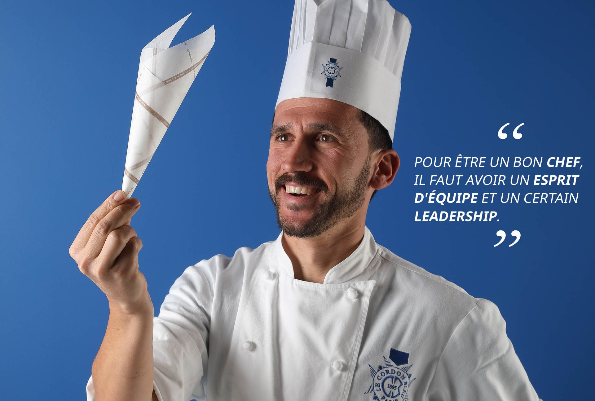 Chef pâtissier Guillaume Sinden