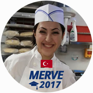 Merve Armagan diplome boulangerie 2017