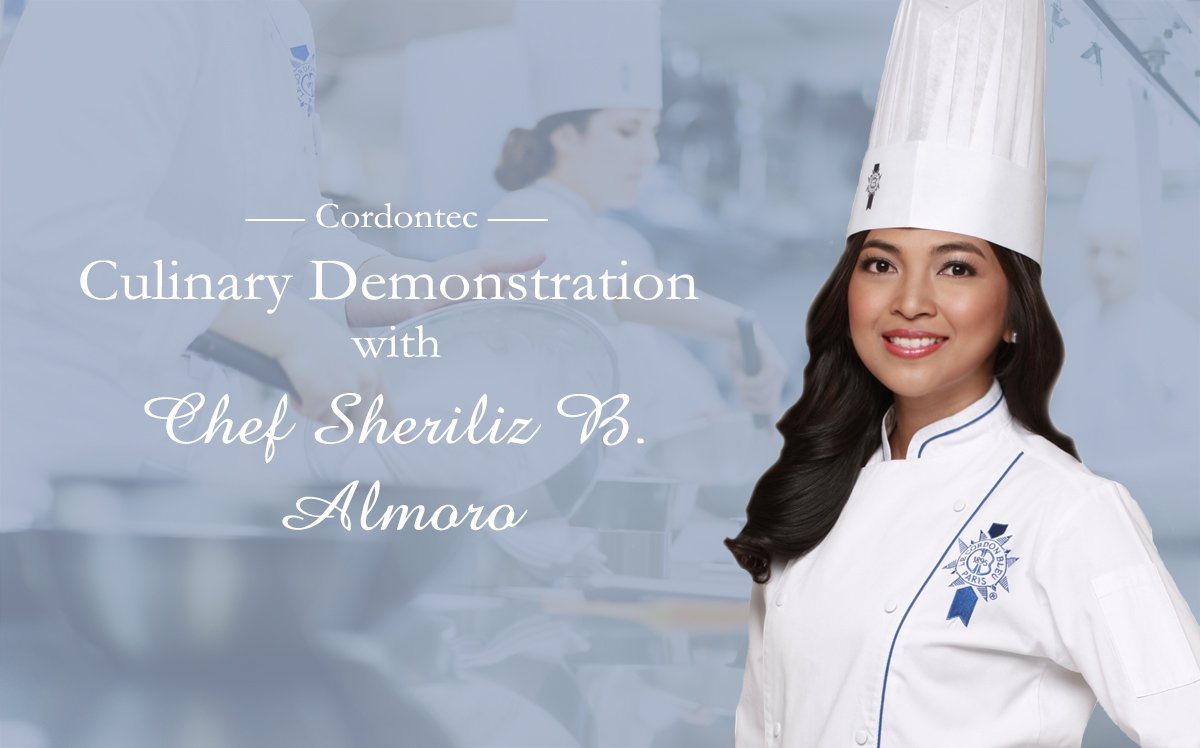 Cordontec Culinary Demonstration with Le Cordon Bleu Master Chef Sheriliz B. Almoro