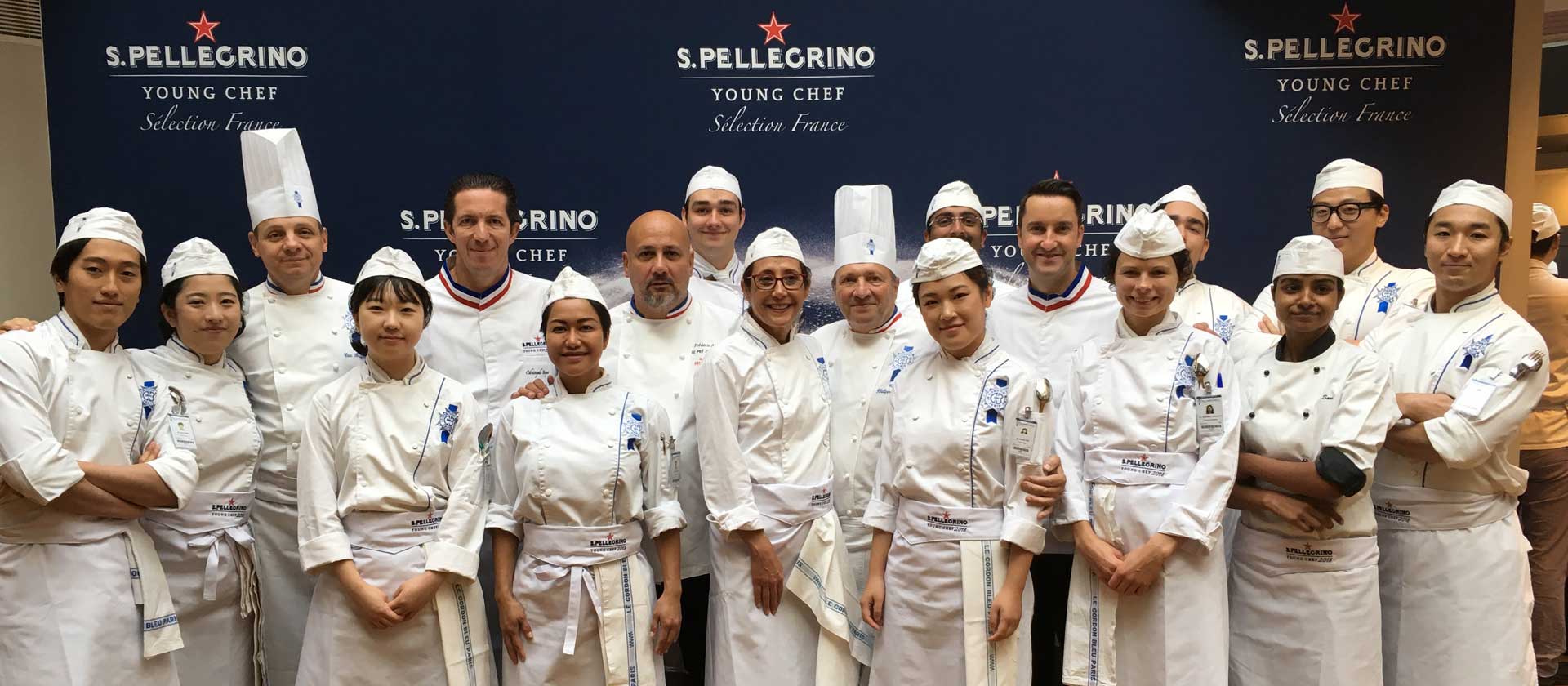 concours S.PELLEGRINO® YOUNG CHEF 2018 à l'institut Le Cordon Bleu Paris