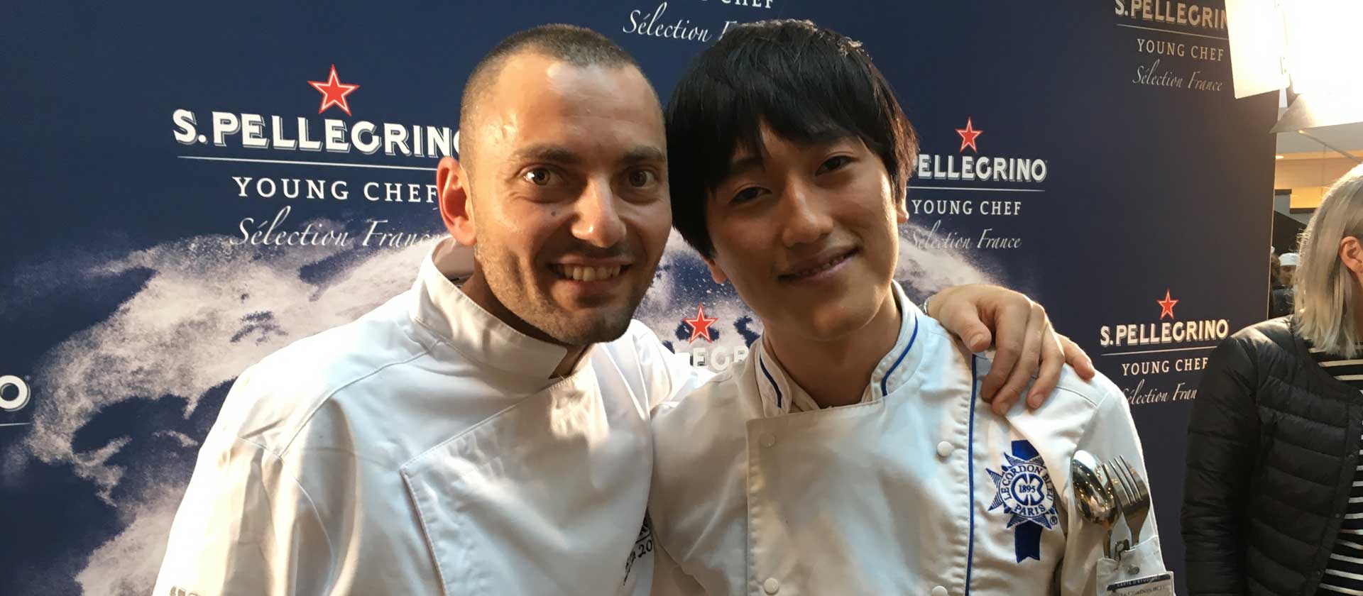 Antonio Buono et son commis Le Cordon Bleu Paris, Juho