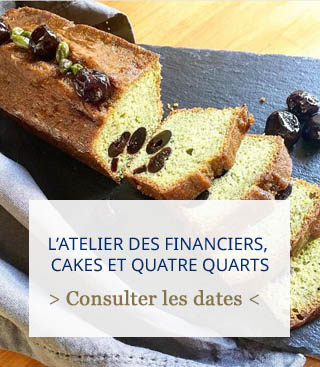 atelier financiers, cakes et quatre quarts