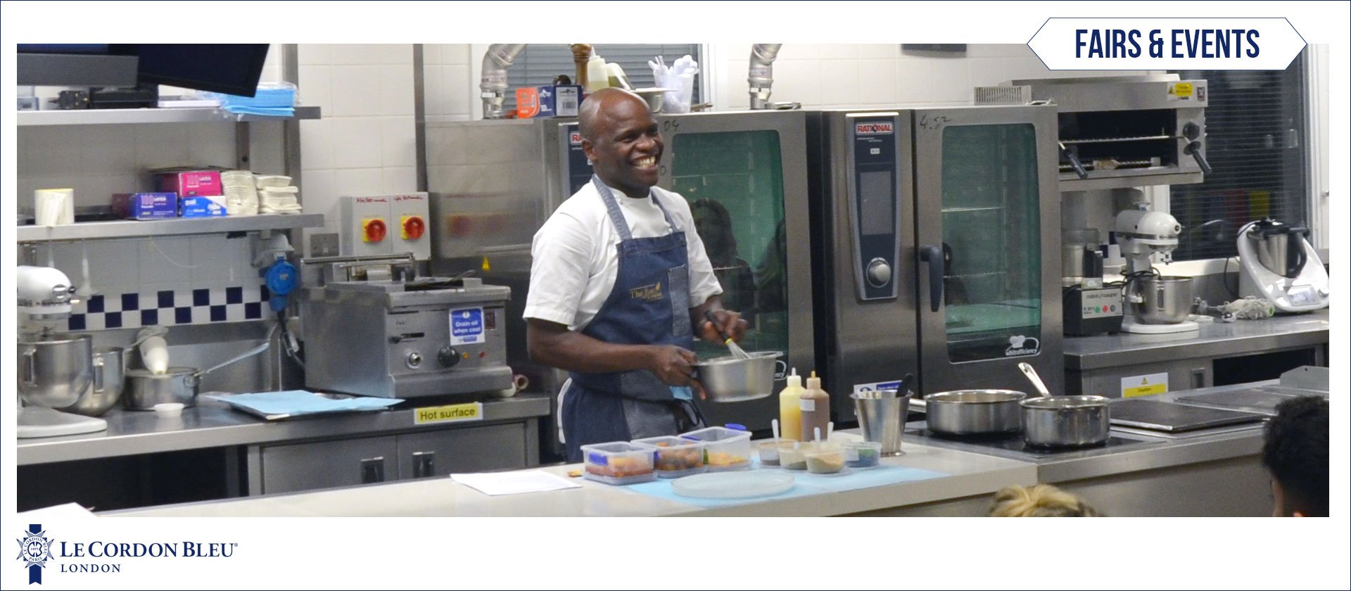 Chef Petrus Madutlela at Le Cordon Bleu London