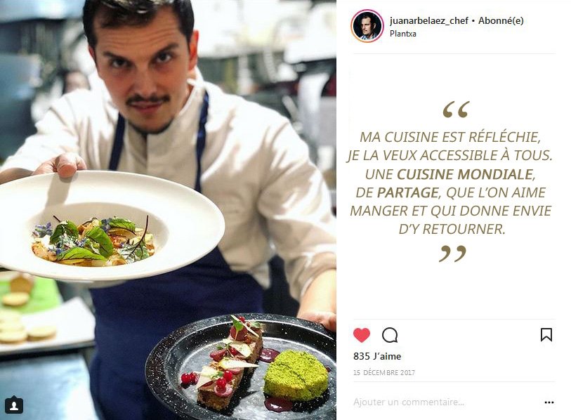 Chef Arbelaez, chef de cuisine au restaurant Limon