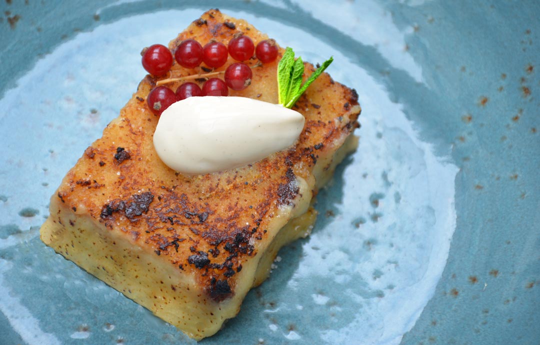 Torrijas de sobao pasiego