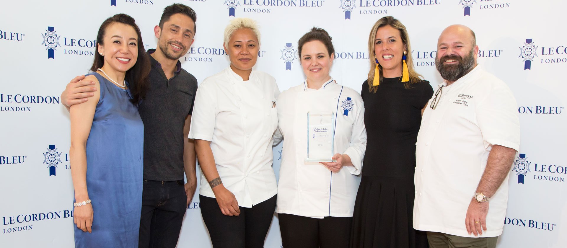 Monica Galetti, Eran Tibi, Hideko Kawa, Adam Ashe, Luciana Berry and Lois Farmer