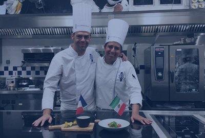 Chefs Aldo Omar Morales et Cédric Carême, Le Cordon Bleu Mexico