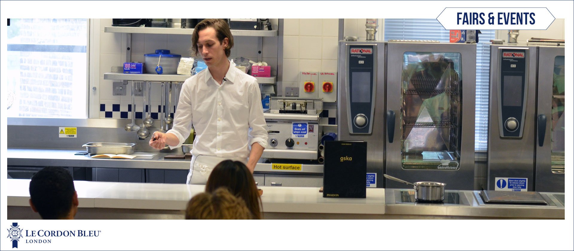 Fredrik Berselius - ASKA book launch at Le Cordon Bleu London