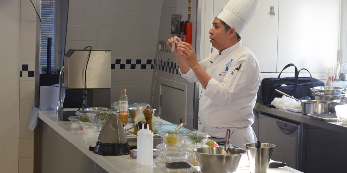 Mexican cuisine demonstration at Le Cordon Bleu London