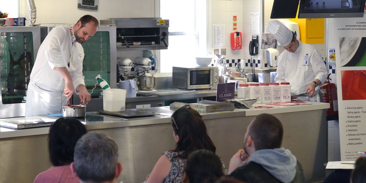 bread baking demonstration at Le Cordon Bleu London