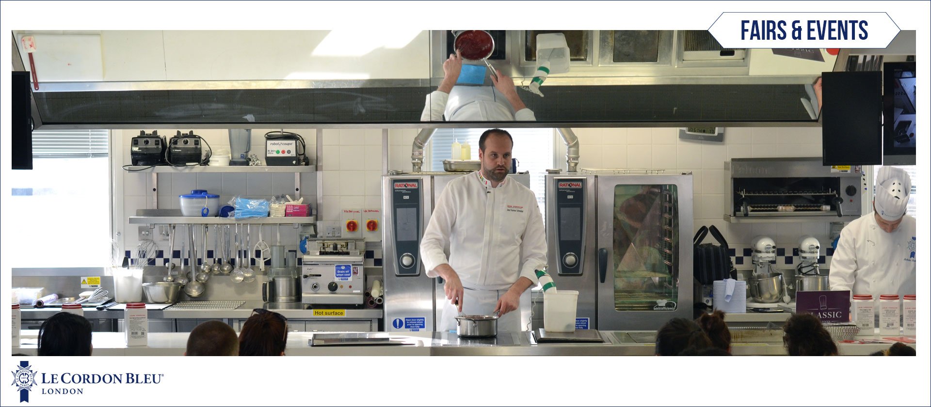 Jean-François Schneider demonstration at Le Cordon Bleu London