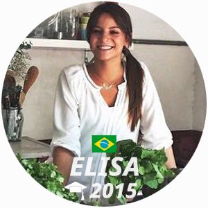 Elisa Fernandes cuisine diploma 2015