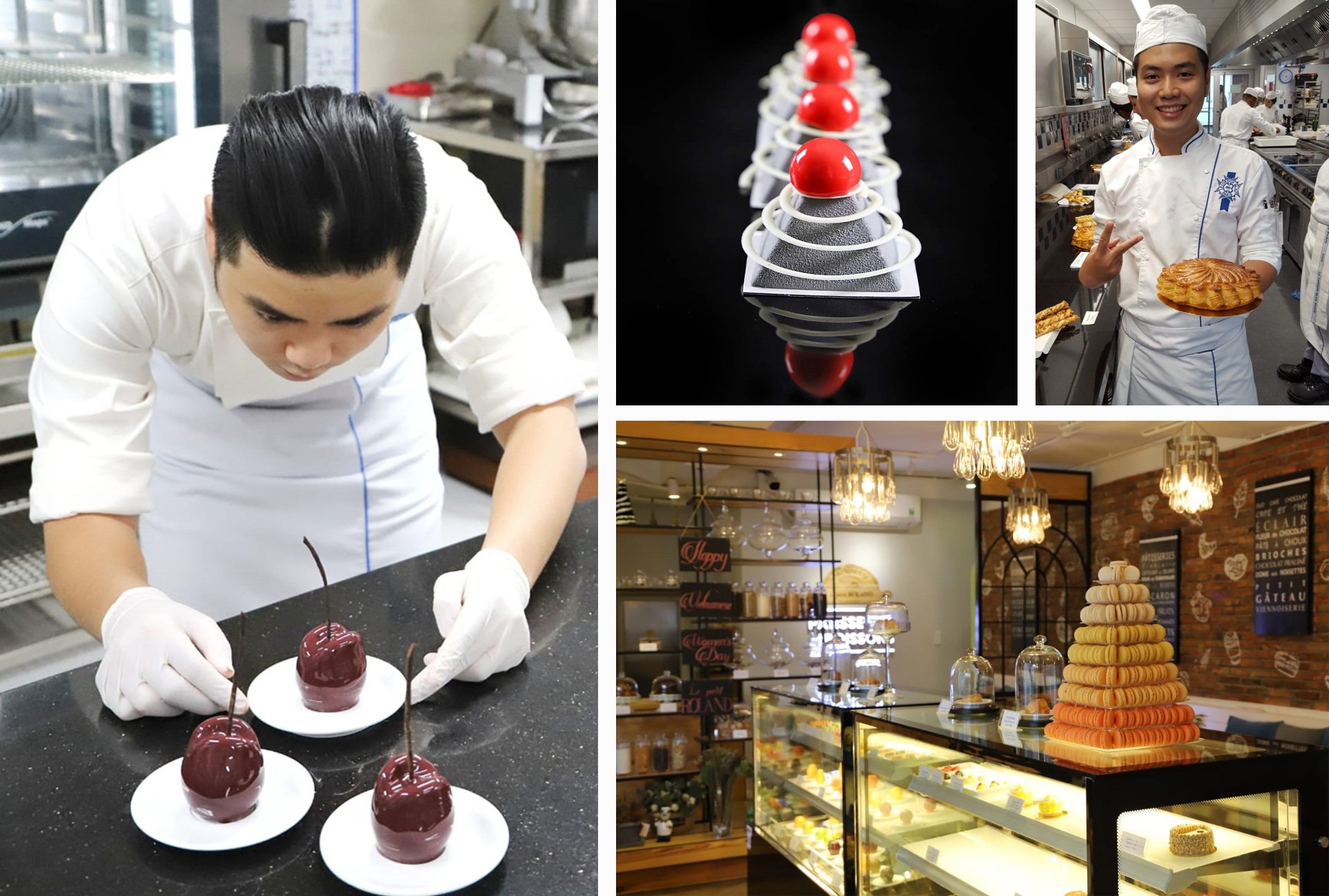 Roland Nguyen, Diplôme de Pâtisserie Le Cordon Bleu Paris